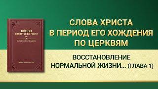 Восстановление нормальной жизни человека и направление его в прекрасное место назначения (Глава 1)