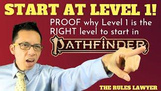 This Level 1 Rogue PROVES why new Pathfinder players should start at Level 1!