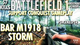 The Bar Is My Hands Down Favorite... Bar M1918 Storm Gameplay - Battlefield 1 Conquest No Commentary