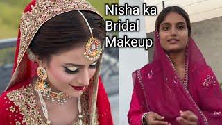 Nisha (Pak Village Food) Bridal Make-up  | And Photoshoot |Saba'sPlace