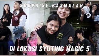 SURPRISE BASMALAH ULANG TAHUN DI LOKASI SYUTING MAGIC 5