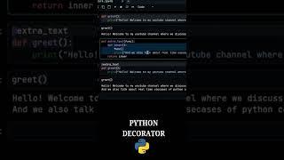 Python: How decorator works behind the scene? #codingtutorials #decorators #python