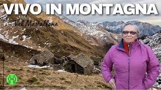 PIZZO NONA DELLA BENNA (2241m).UNA DONNA VIVE IIN MONTAGNA E CREA LA BIBLIOTECA PIU' ALTA D'EUROPA