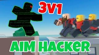 3v1ing an AIM HACKER.. (Roblox Arsenal)