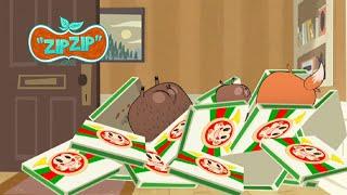 Flying Pizza Delivery | Zip Zip English | Full Episodes | 3H | S2 | Cartoon for kids