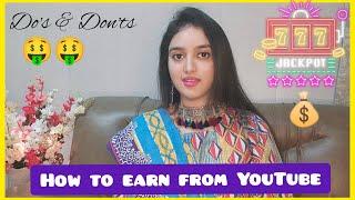 How to earn from YouTube | My YouTube Journey | Misconceptions and Facts | Laaj Batool