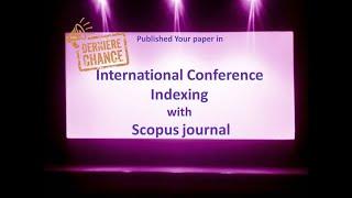 International Conference Indexing with Scopus Journal-2022