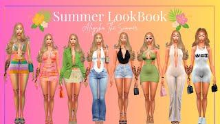 SUMMER LOOKBOOK Part 2  CC FOLDER!  | Sims 4 CC Clothes | Sims 4 CC | Sims 4 Clothes