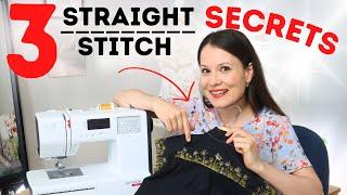 Did you know STRAIGHT STITCH can do THIS? 3 secrets you have to see!