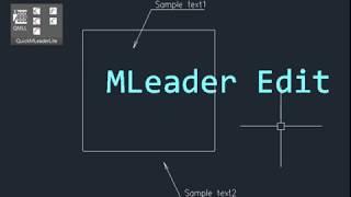 tyAcTools：Mleader Edit