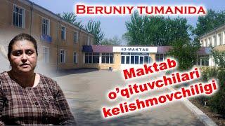 Beruniy tumani 62-maktab o'qituvchilar janjali!