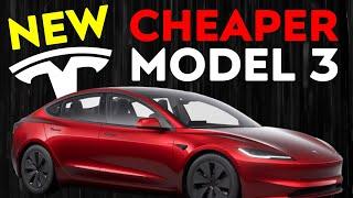 New CHEAPER Tesla Model 3 REVEALED | Full Breakdown!