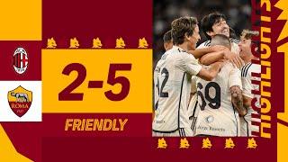 🟨🟥 A successful evening in Perth!  MILAN 2-5 ROMA | FRIENDLY | HIGHLIGHTS