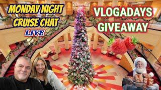 Merry Christmas and Happy Vlogadays!!! LIVE Cruise and Travel Chat with Real Time Q&A