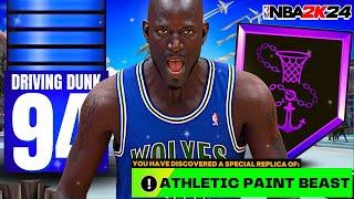 97 BLOCK + 94 DUNK + 92 MID KEVIN GARNETT BUILD CAN DO EVERYTHING!!! BEST BIGMAN BUILD IN NBA2K24!!!