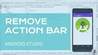 Hide Action Bar on Specific Activities in Android Studio