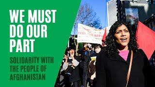 Samantha Ratnam | Leader of the Victorian Greens: Solidarity with the people of Afghanistan