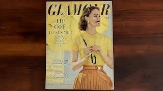 Glamour April 1956 Tip off to Summer, Grace Kelly  | ASMR Magazine Flip Through