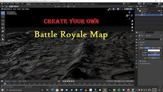 Create Your Own Moon Themed Battle Royale Map In Blender!