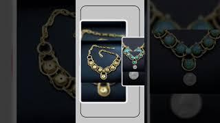 Vintage Henkel & Grosse for Christian Dior CATS EYE Opal Art Glass Necklace Bib Collar Showstoppe...