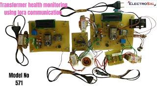 Transformer  Health Monitoring Using Lora Communication // Engineering / electronic / electronic