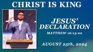 Jesus' Declaration