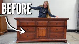 $50 Thrifted Dresser Makeover