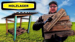 Ich BAUE ein HOLZLAGER #22 | Garten 9