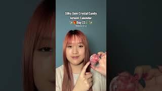 ASMR *CRUNCH* Crystal Candy From Silky Gem #asmr #asmrcandy #crunchsounds #adventcalendar