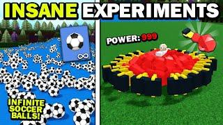 COOL EXPERIMENTS in Build a boat for Treasure ROBLOX