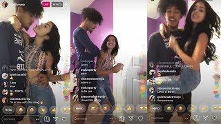 MALU TREVEJO twerking with her boyfriend | Full ig Live ( August 9 2019 )