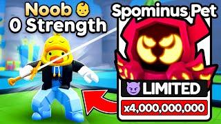 Starting Over as NOOB with NEW STRONGEST PET in Pull a Sword! (Roblox)