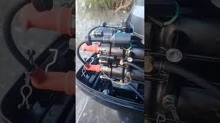 Купил новый мотор Marlin 9.9, перегрелся двигатель и протекла прокладка