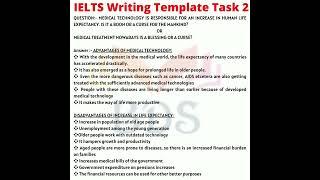 IELTS Writing task 2 Medical Technology