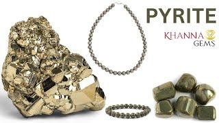 Everything you need to know about Pyrite | Pyrite Crystal | Pyrite Bracelet | Pyrite Tumblers