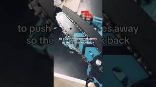 Compact electric chainsaw perfect for diy #flashsale #tools #wood