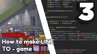 How to make a LINE TO - GAME on ROBLOX