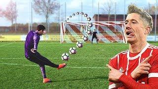 Lewandowski vs freekickerz  Free Kick Shootout