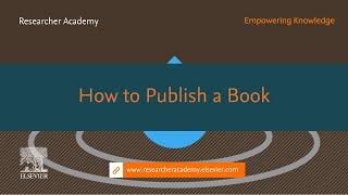 How to Publish a Book