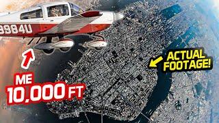 Can I fly at 10,000 feet above New York City?