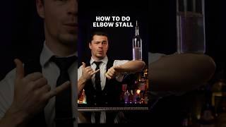 flair tricks HOW TO DO ELBOW STALL 1 bottle #flairbartending #bartender #bartricks
