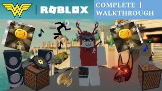 ROBLOX Wonder Woman Event 2020: COMPLETE Walkthrough/Speedrun [TIMESTAMPS IN DESC]