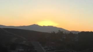 Sunrise over hidden valley