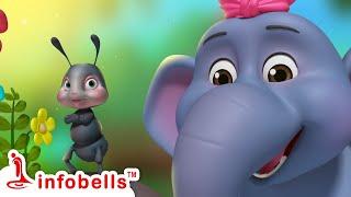 ఒక ఏనుగు ఆడుకోవడానికి బయలుదేరింది - Number Rhyme & Song | Telugu Rhymes for Children | Infobells