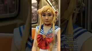 When you're the only one in Cosplay on the Subway Train #cosplayer #cosplay #sailormoon #cosplayers