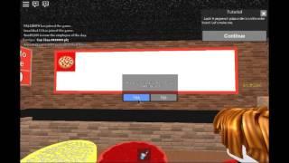 first playing robloxWorkatPizzaPlace its fun