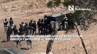 Se registra persecución a balazos entre policías de Harfuch y gatilleros, al norte de Culiacán