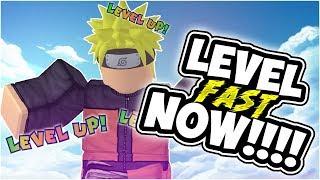 BEST LEVELING METHOD! | Roblox | Shinobi Origin