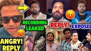 Rajat Call Recording Leaked! Rajat vs Puneet Superstar New Controversy | Elvish Yadav Exposed 