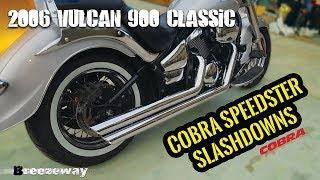 2006 Vulcan 900 - Cobra Speedster Slashdown Installation